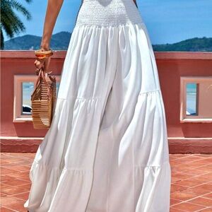 2 Pc Set White Pants & Top 4/6